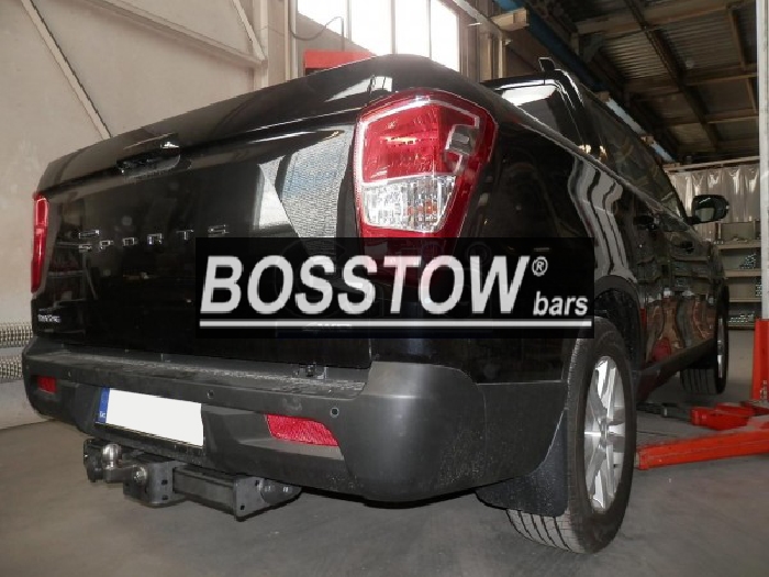 Anhängerkupplung für Ssang Yong-Rexton Pickup Sports- Pickup, Baureihe 2018-2023 starr